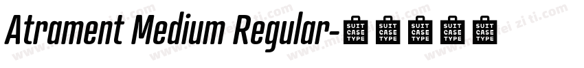 Atrament Medium Regular字体转换